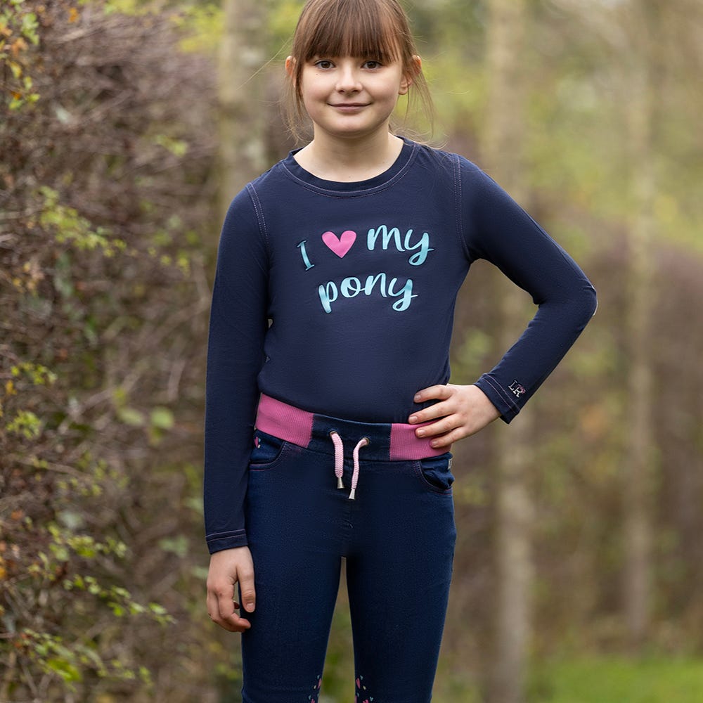 I Love My Pony Collection Long Sleeve T-Shirt by Little Rider image 1